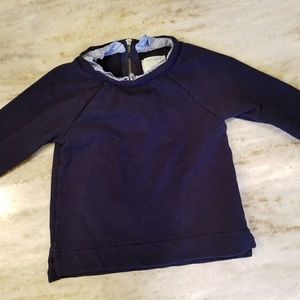 J Crew Crewcuts shirt with collar detail.